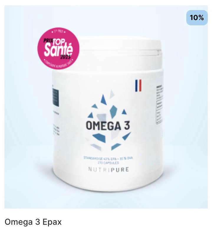 Oméga 3 (90 jrs, 270 jrs ou 540 jrs).